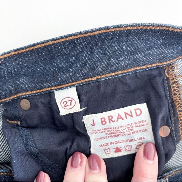J Brand Jeans Skinny Leg Pure Dark Wash Women's 27 - Picture 6 of 11